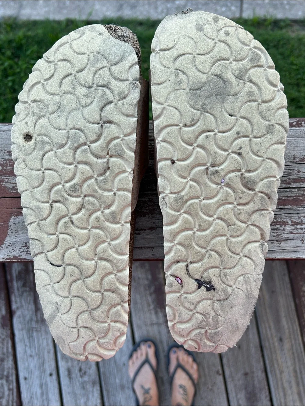 Women’s Birkenstock Madrid brown leather sandals Size 10